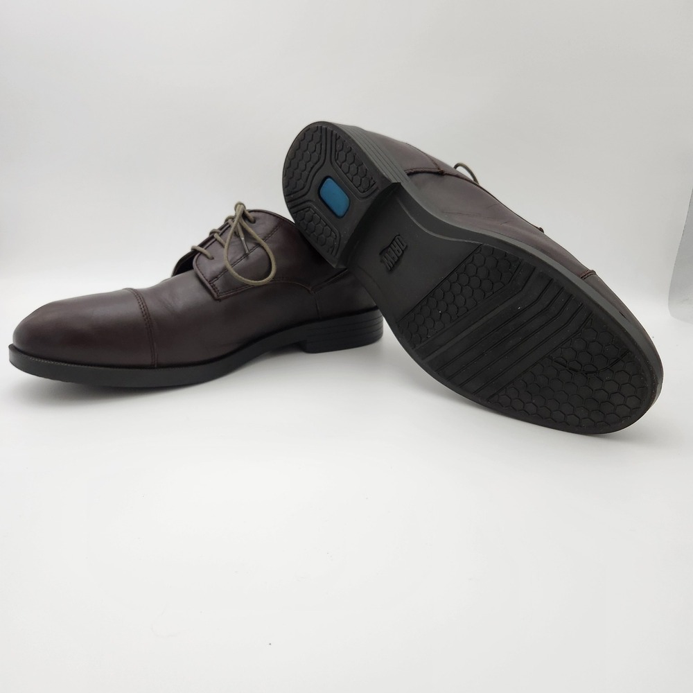 Drew Cambridge Oxford Mens 16 4W Brown Leather Cap Toe Orthopedic 40440-68